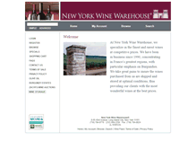 Tablet Screenshot of nywines.com